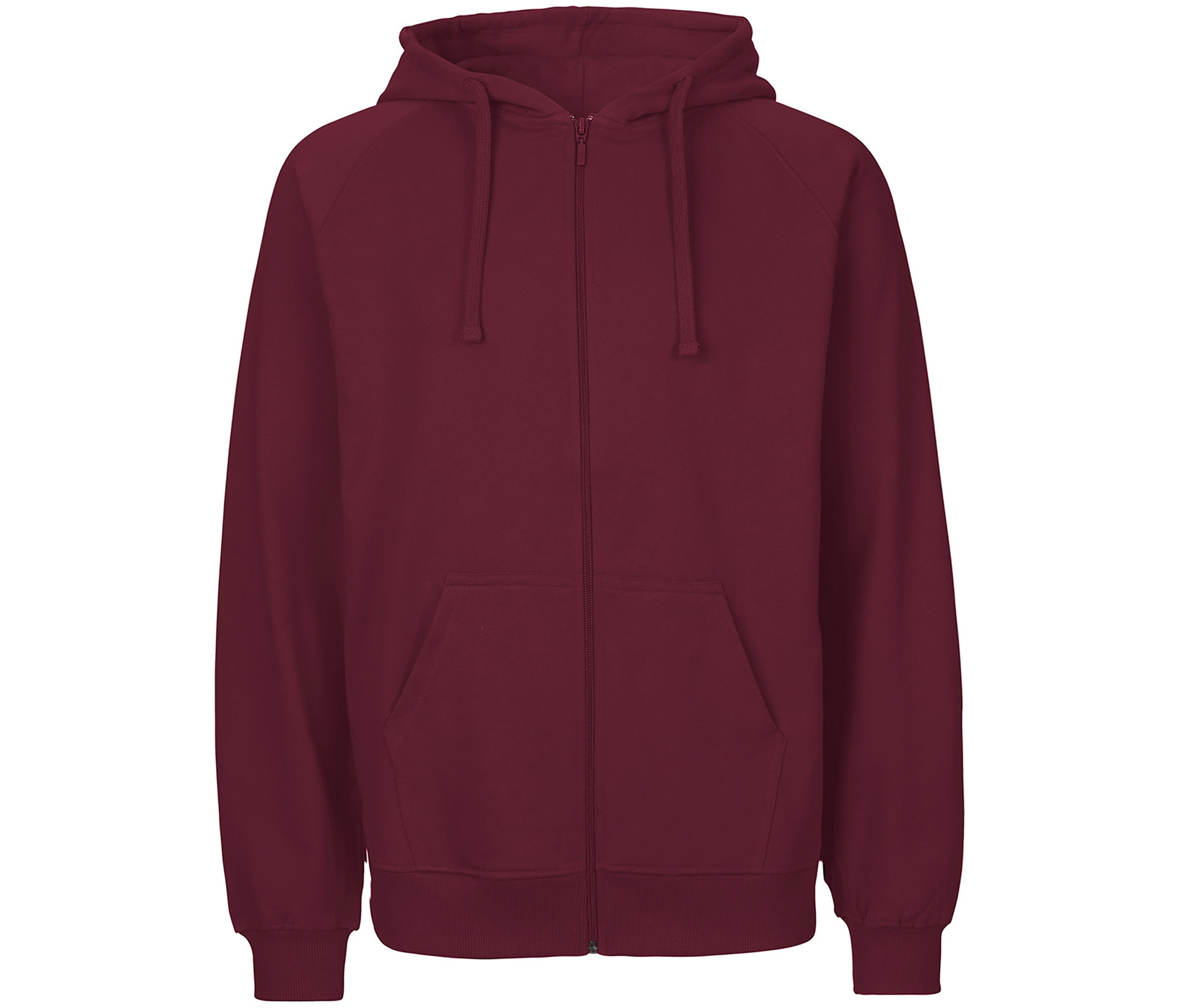 UNISEX TIGER COTTON HOODIE WITH ZIP