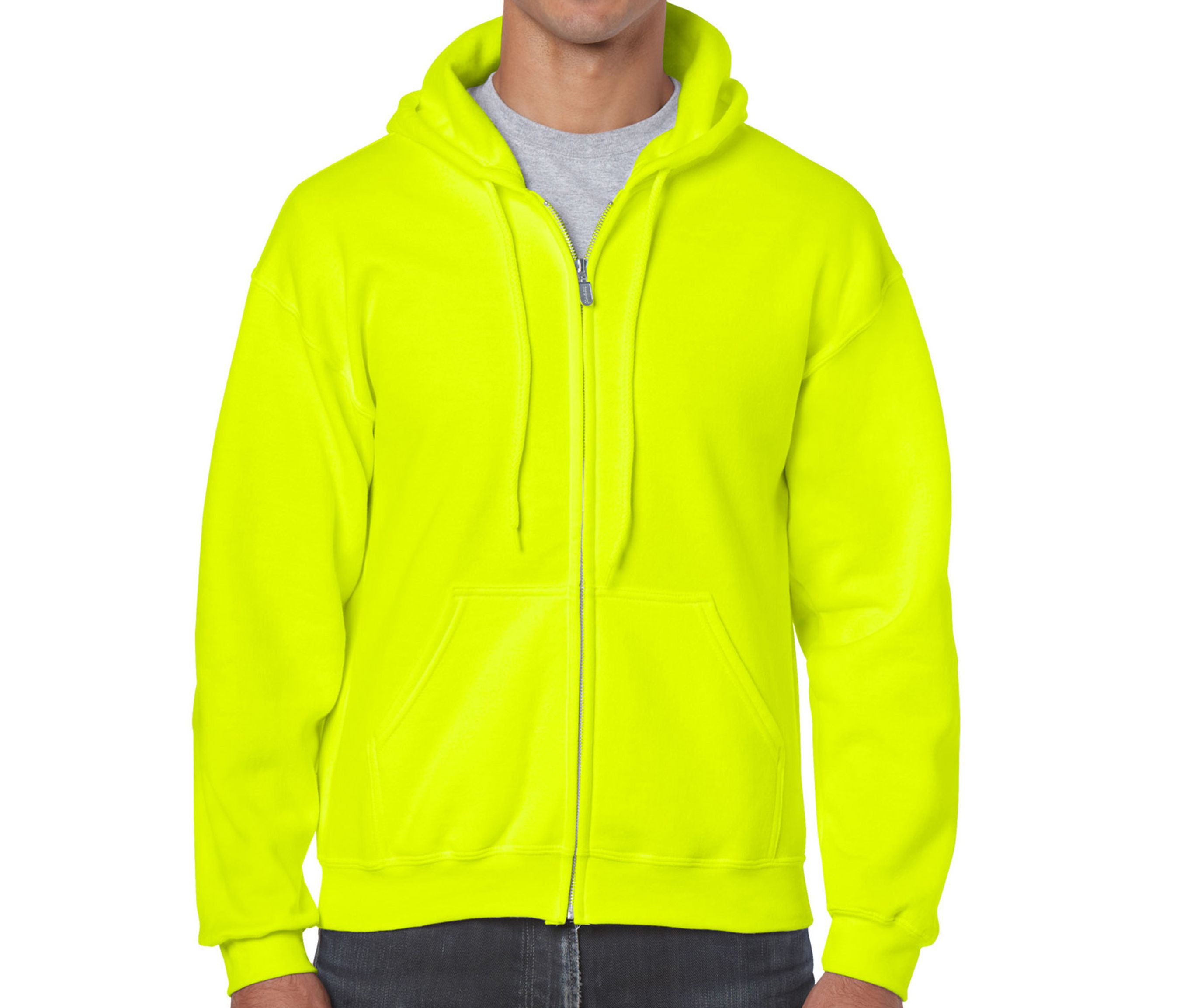HEAVY BLEND ADULT FULL ZIP HOODED SWEATSHIRT