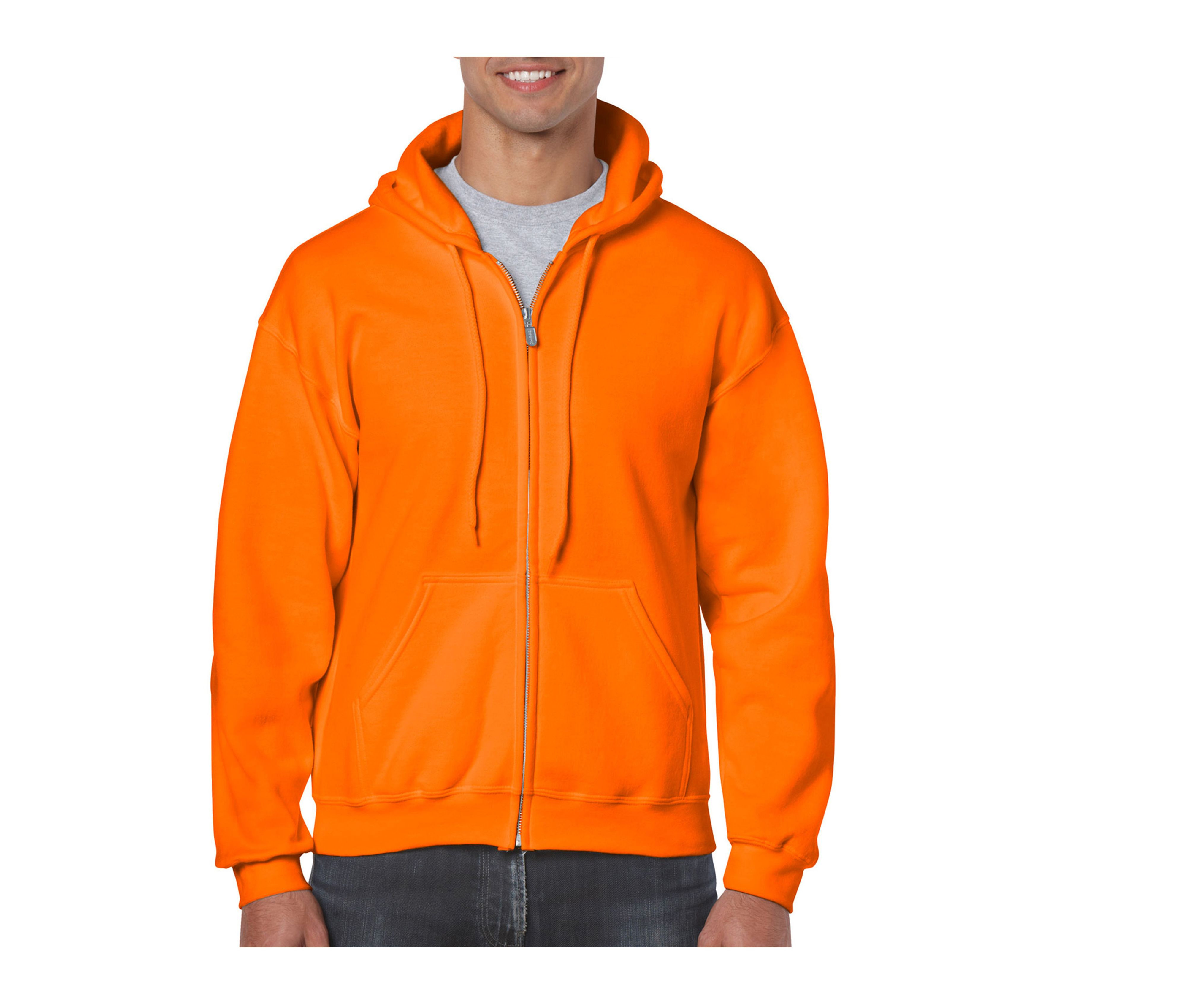 HEAVY BLEND ADULT FULL ZIP HOODED SWEATSHIRT